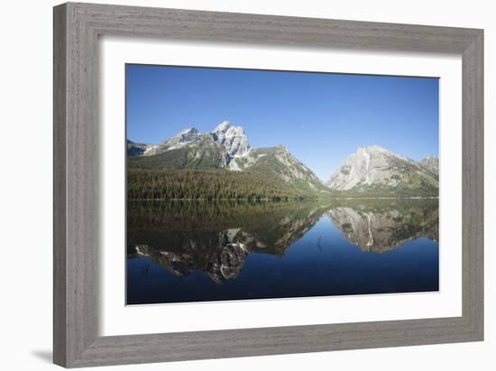 Scenic Image Of Jackson Lake In Grand Teton National Park, WY-Justin Bailie-Framed Photographic Print