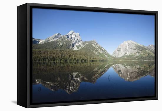 Scenic Image Of Jackson Lake In Grand Teton National Park, WY-Justin Bailie-Framed Premier Image Canvas