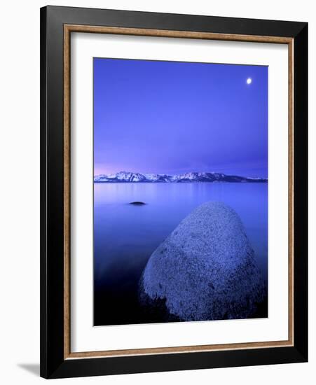 Scenic Image of Lake Tahoe, Ca.-Justin Bailie-Framed Photographic Print