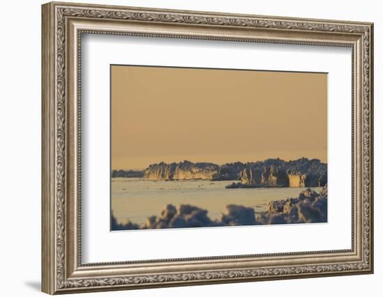 Scenic Landscape of Lead Ice Edge, Chukchi Sea, Alaska, USA-Steve Kazlowski-Framed Photographic Print