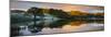 Scenic landscape reflecting in lake, Lake District, Cumbria, England, United Kingdom-Panoramic Images-Mounted Photographic Print