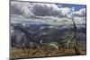 Scenic Mountain Overlook into Glacier National Park, Montana-Chuck Haney-Mounted Photographic Print