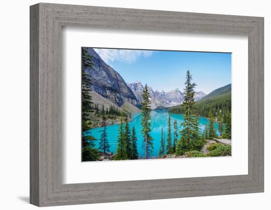 Scenic mountainous landscape of Banff National Park, Banff, Alberta, Canada-Panoramic Images-Framed Photographic Print