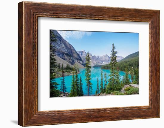 Scenic mountainous landscape of Banff National Park, Banff, Alberta, Canada-Panoramic Images-Framed Photographic Print