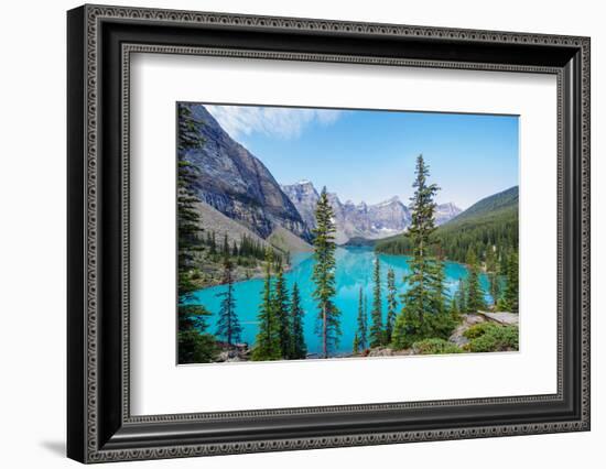 Scenic mountainous landscape of Banff National Park, Banff, Alberta, Canada-Panoramic Images-Framed Photographic Print