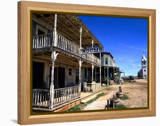 Scenic of 1880's Ghost Town, Murdo, South Dakota, USA-Bill Bachmann-Framed Premier Image Canvas