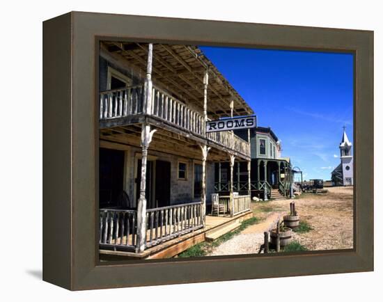 Scenic of 1880's Ghost Town, Murdo, South Dakota, USA-Bill Bachmann-Framed Premier Image Canvas