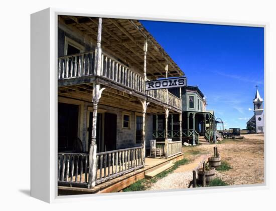 Scenic of 1880's Ghost Town, Murdo, South Dakota, USA-Bill Bachmann-Framed Premier Image Canvas