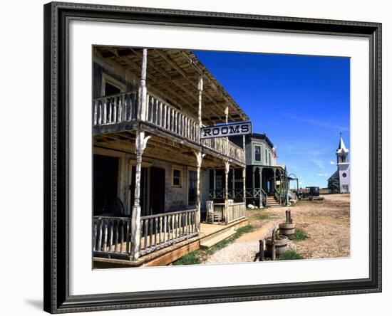 Scenic of 1880's Ghost Town, Murdo, South Dakota, USA-Bill Bachmann-Framed Photographic Print