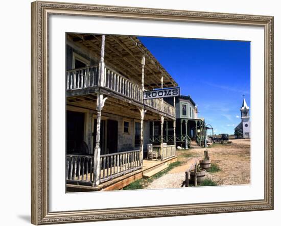 Scenic of 1880's Ghost Town, Murdo, South Dakota, USA-Bill Bachmann-Framed Photographic Print