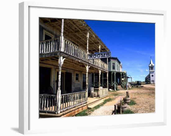 Scenic of 1880's Ghost Town, Murdo, South Dakota, USA-Bill Bachmann-Framed Photographic Print