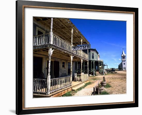 Scenic of 1880's Ghost Town, Murdo, South Dakota, USA-Bill Bachmann-Framed Photographic Print