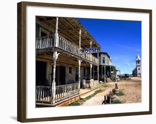 Scenic of 1880's Ghost Town, Murdo, South Dakota, USA-Bill Bachmann-Framed Photographic Print