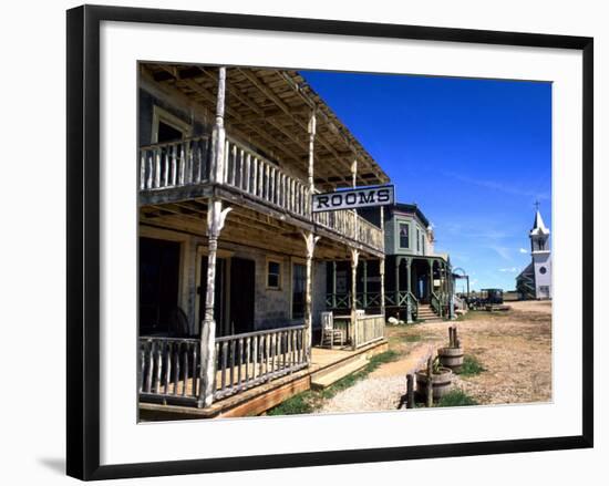 Scenic of 1880's Ghost Town, Murdo, South Dakota, USA-Bill Bachmann-Framed Photographic Print