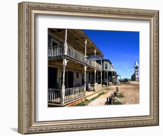 Scenic of 1880's Ghost Town, Murdo, South Dakota, USA-Bill Bachmann-Framed Photographic Print