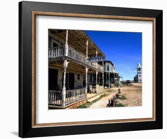 Scenic of 1880's Ghost Town, Murdo, South Dakota, USA-Bill Bachmann-Framed Photographic Print