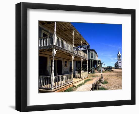 Scenic of 1880's Ghost Town, Murdo, South Dakota, USA-Bill Bachmann-Framed Photographic Print