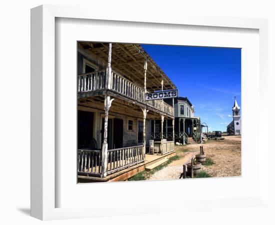 Scenic of 1880's Ghost Town, Murdo, South Dakota, USA-Bill Bachmann-Framed Photographic Print