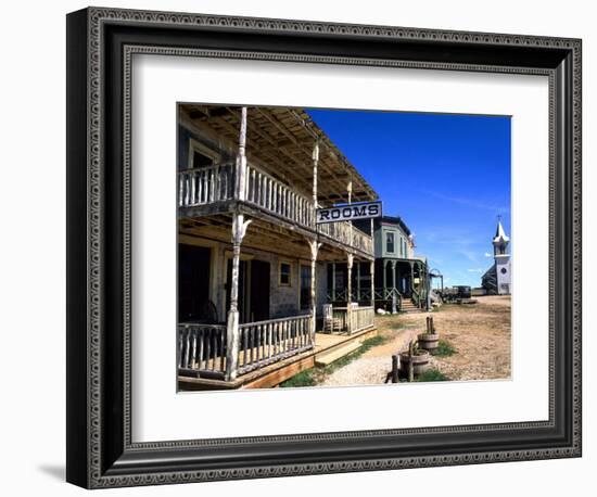 Scenic of 1880's Ghost Town, Murdo, South Dakota, USA-Bill Bachmann-Framed Photographic Print