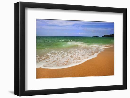 Scenic of Secret Beach, Kauai, Hawaii, USA-Jaynes Gallery-Framed Photographic Print