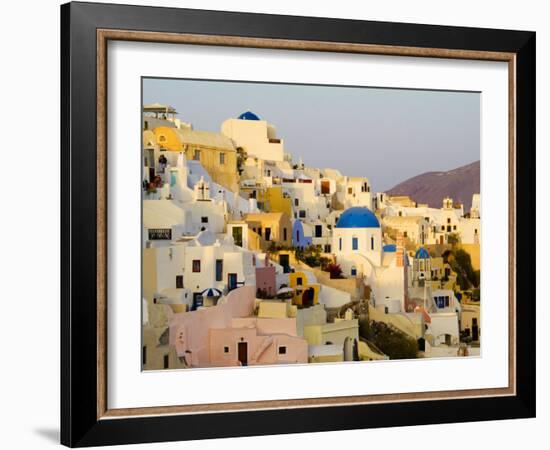 Scenic Oia, Santorini, Greece-Bill Bachmann-Framed Photographic Print