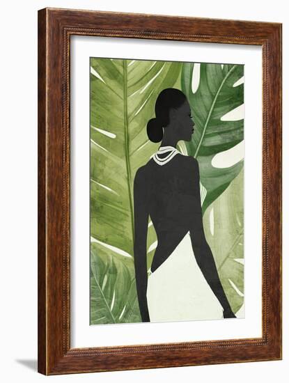 Scenic Palms 1-Kimberly Allen-Framed Art Print