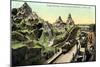 Scenic Railway, Franco-British Exhibition, London, 1908-Valentine & Sons-Mounted Giclee Print