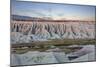 Scenic Sunset View of the South Dakota Badlands-oocoskun-Mounted Photographic Print