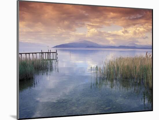 Scenic View from Shore, Lake Garda, Italy-David R. Frazier-Mounted Photographic Print