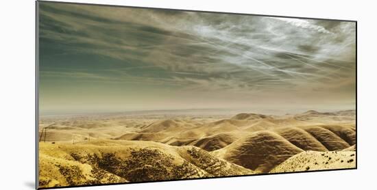 Scenic View, Looking East Towards The Central Valley From The Temblor Range-Ron Koeberer-Mounted Photographic Print