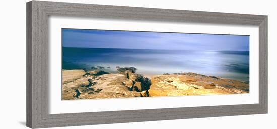 Scenic View of a Coast, Windansea Beach, La Jolla, San Diego, San Diego County, California, Usa-null-Framed Photographic Print