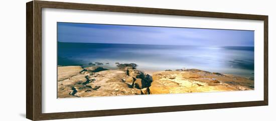 Scenic View of a Coast, Windansea Beach, La Jolla, San Diego, San Diego County, California, Usa-null-Framed Photographic Print