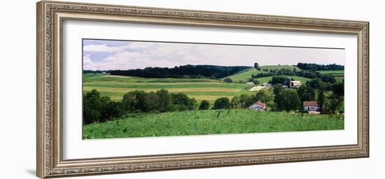 Scenic View of a Farm, Amish Country, Holmes County, Ohio, Usa-null-Framed Photographic Print
