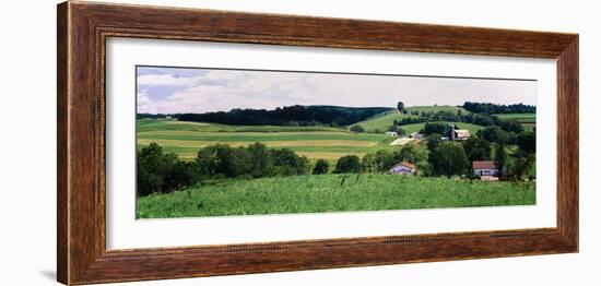 Scenic View of a Farm, Amish Country, Holmes County, Ohio, Usa-null-Framed Photographic Print