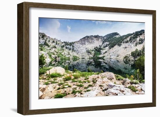 Scenic View Of A Lake From The The Ruby Crest National Recreation Trail-Ron Koeberer-Framed Photographic Print