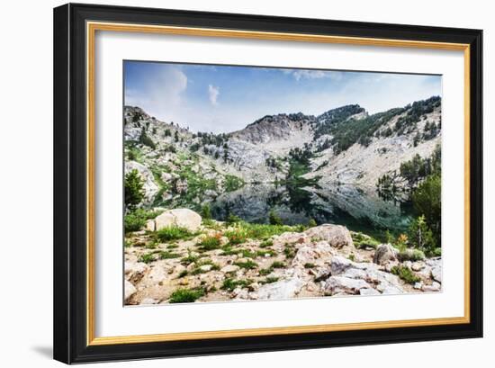 Scenic View Of A Lake From The The Ruby Crest National Recreation Trail-Ron Koeberer-Framed Photographic Print