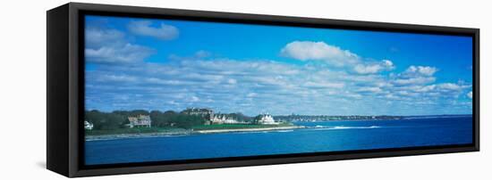Scenic view of Atlantic Ocean, Providence, Rhode Island, USA-null-Framed Stretched Canvas