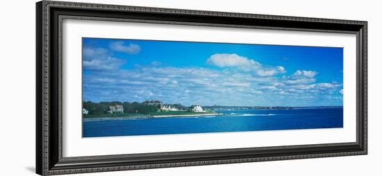 Scenic view of Atlantic Ocean, Providence, Rhode Island, USA-null-Framed Photographic Print