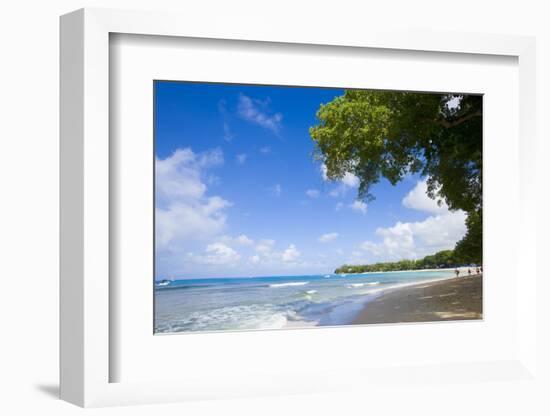 Scenic View of Beach, Sandy Lane Beach, Barbados-Stefano Amantini-Framed Photographic Print