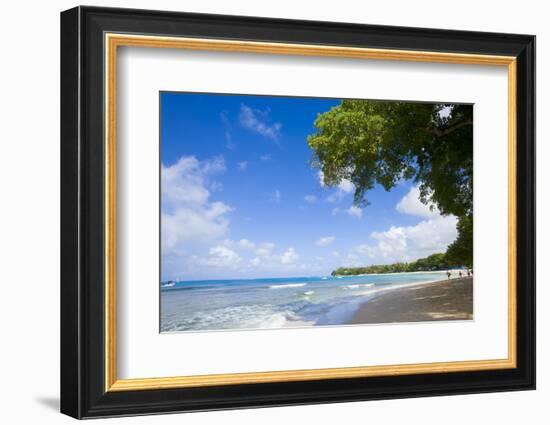 Scenic View of Beach, Sandy Lane Beach, Barbados-Stefano Amantini-Framed Photographic Print