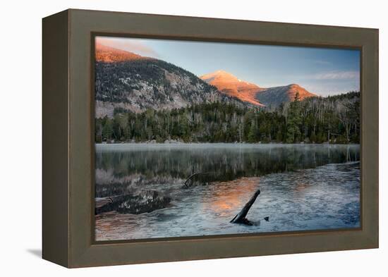 Scenic view of Copperas Pond, Adirondack Mountains State Park, New York State, USA-null-Framed Premier Image Canvas