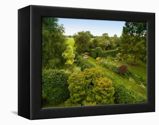 Scenic View of Country Garden-Tim Kahane-Framed Premier Image Canvas