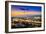 Scenic View of Florence after Sunset from Piazzale Michelangelo-MartinM303-Framed Photographic Print