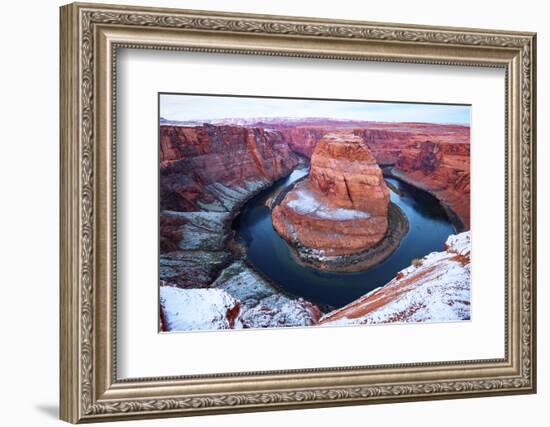 Scenic view of Horseshoe Bend, Arizona, USA-Panoramic Images-Framed Photographic Print