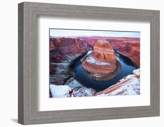 Scenic view of Horseshoe Bend, Arizona, USA-Panoramic Images-Framed Photographic Print