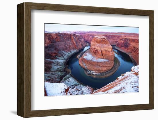 Scenic view of Horseshoe Bend, Arizona, USA-Panoramic Images-Framed Photographic Print