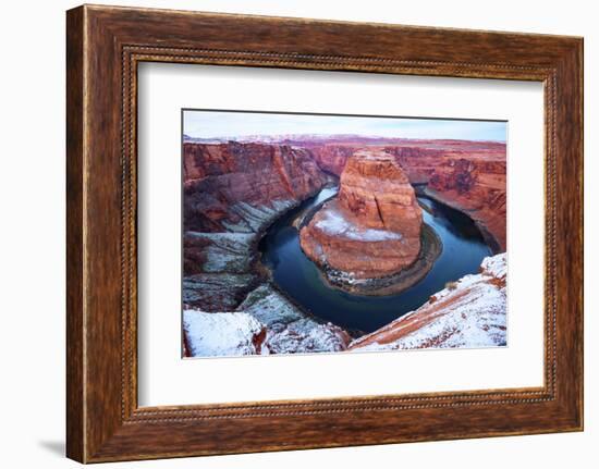 Scenic view of Horseshoe Bend, Arizona, USA-Panoramic Images-Framed Photographic Print