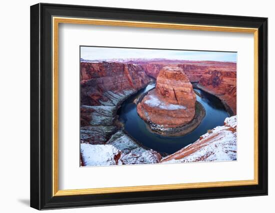 Scenic view of Horseshoe Bend, Arizona, USA-Panoramic Images-Framed Photographic Print