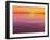 Scenic view of lake at dusk, Sand Point, Pictured Rocks National Lakeshore, Upper Peninsula, Alg...-null-Framed Photographic Print