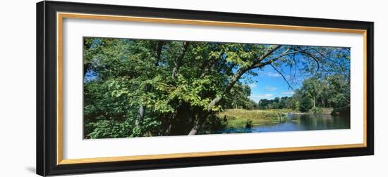 Scenic view of marsh, Chiwaukee Prairie, Kenosha County, Wisconsin, USA-null-Framed Photographic Print